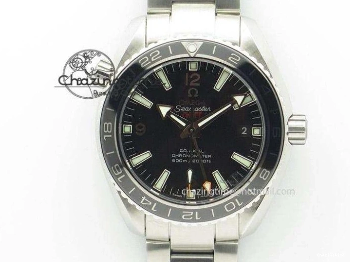 0311 Comfortable Planet Ocean 43.5mm SS VSF 1:1 Best Edition Black Orange Bezel Gray Dial on Nylon Strap A8900 Super Clone V 7730